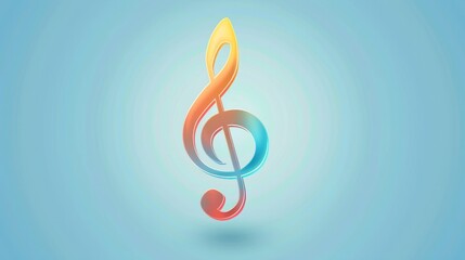 Obraz premium musical note generative ai