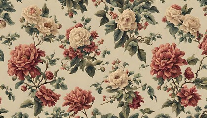 fabric with flowers
