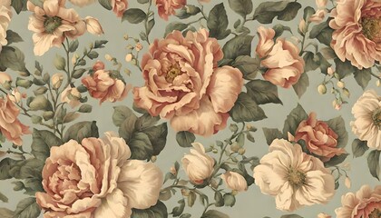roses vintage background