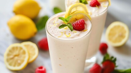 Fresh fruit juice close up