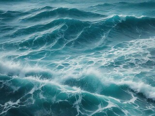 stormy sea wave