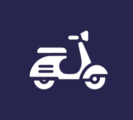 scooter vector icon simple minimal