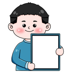 boy with tablet pc