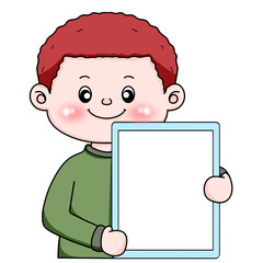 child with tablet pc