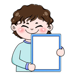 boy with tablet