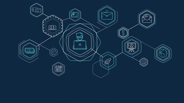 Infographics about digital financial management