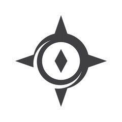 ancient compass logo design