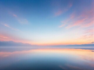Fototapeta premium sunset over the lake