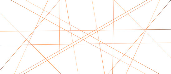 Obraz premium Abstract red and golden color line straight Vector in white background. geometric random chaotic line design with transparent background Vector Illustration. 
