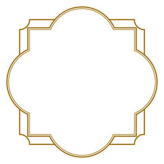 Gold border frame.eps