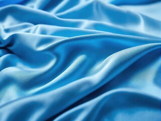 Obraz premium blue satin background