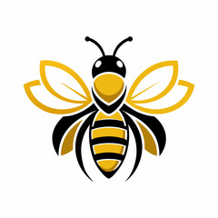 honey bee logo concept (7)