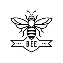 honey bee logo concept (9)