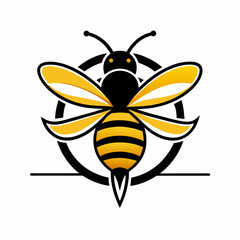 honey bee logo concept (15)