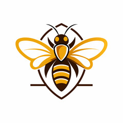 Fototapeta premium honey bee logo concept (14)