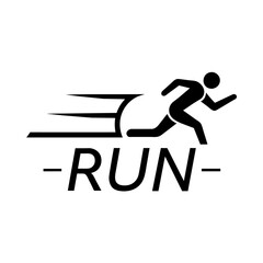 minimalist Running man logo (3)