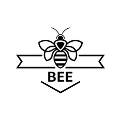 honey bee logo concept (16)