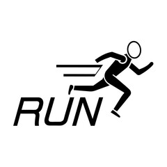 minimalist Running man logo (4)