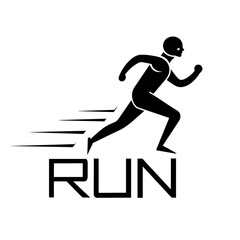 minimalist Running man logo (5)