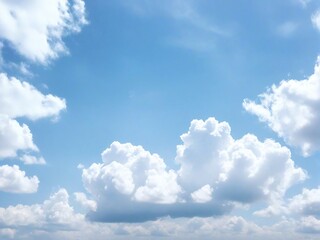 blue sky with clouds