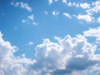 blue sky with clouds