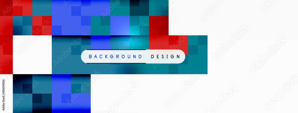 Aufkleber A vibrant Azure rectangle with a parallel blue and magenta pattern creates an electric blue logo on software. The font pops on a red and white checkered background with a password bar