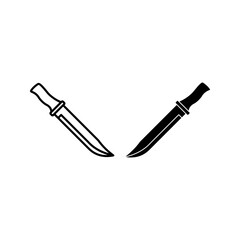 Combat Knife. Special Tactics Knife color editable 