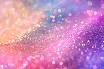 Ethereal Glitter: Pastel Bokeh Dreamscape