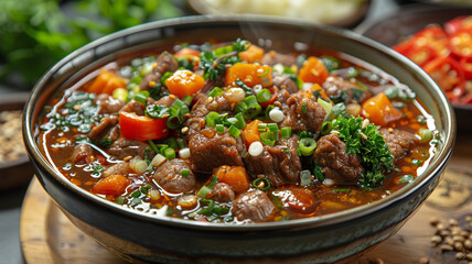 typical Indonesian food rawon