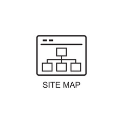 site map icon , web icon - obrazy, fototapety, plakaty