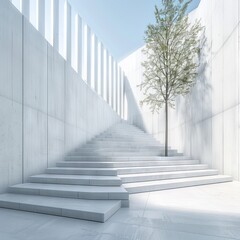 staircase in the city