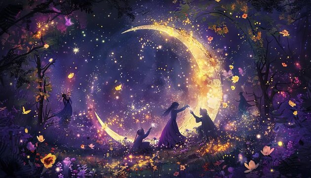 Magical Moon Images – Browse 631,857 Stock Photos, Vectors, and