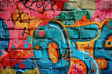 grafitti textured wall. colorful. graffiti wall. japanese writings.