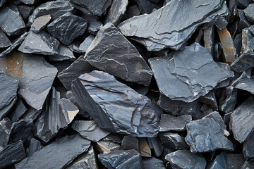 Close up of Slate Stone Chips Texture