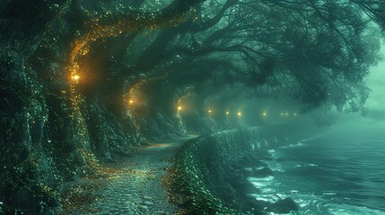 Serenity in the Abyss: Lost Caves' Radiance