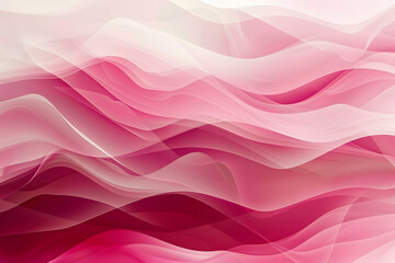 Obraz premium Abstract Pink and White Wavy Pattern Design