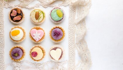 パステルカラーのかわいいスイーツ