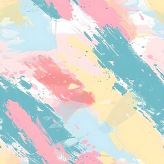 Brush abstract watercolor background with seamless pattern.