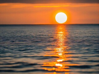 Obraz premium sunset on the sea