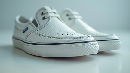 Slip On shoes white background