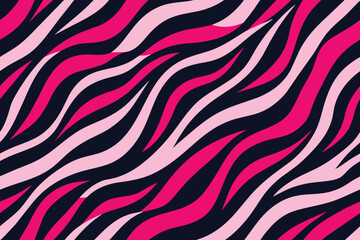 Trendy zebra skin pattern background vector. Animal fur, vector background for Fabric design, wrapping paper