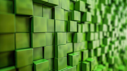 green background