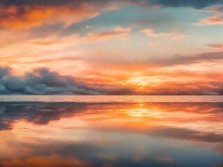 Obraz premium sunset over the sea