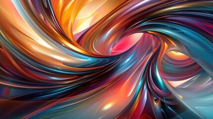 Abstract 3D background full color
