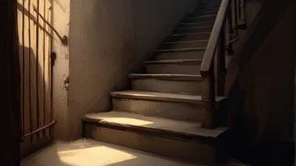 staircase in the house
