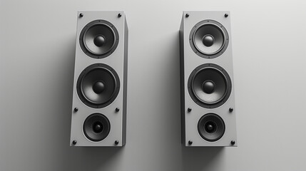 speaker white background