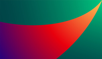 colorful gradient background with curved line shapes