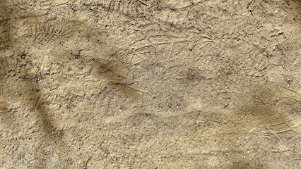 footprint shoe sand beach walking trail dirt shoes mark foot mark imprint shore vacation nature earth soil background