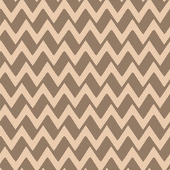 geometric diagonal fabric waves seamless texture. Cream color background.