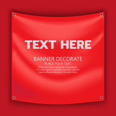 Red canvas on a dark red background for decorate